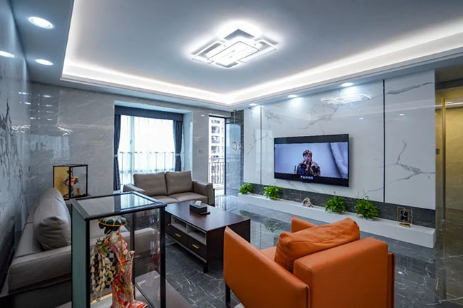 170㎡三居，現(xiàn)代輕奢風(fēng)融入中式元素，體驗(yàn)高雅生活